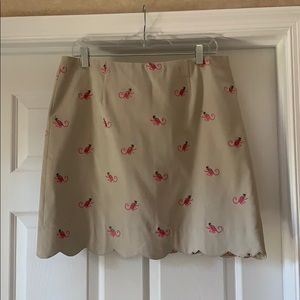 Lilly Pulitzer khaki skirt
